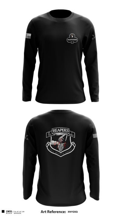 C Btry 2-32 FAR 54582520 Long Sleeve Performance Shirt - 1
