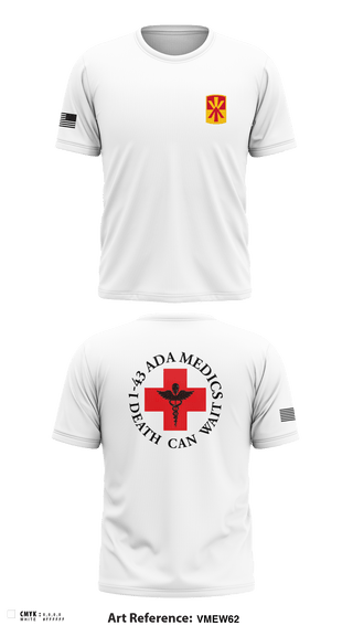 Short Sleeve Performance Shirt, Medics, 1-43 ADA, Army, Teamtime, Team time, sublimation, custom sports apparel, team uniforms, spirit wear, spiritwear, sports uniforms, custom shirts, team store, custom team store, fundraiser sports, apparel fundraiser
