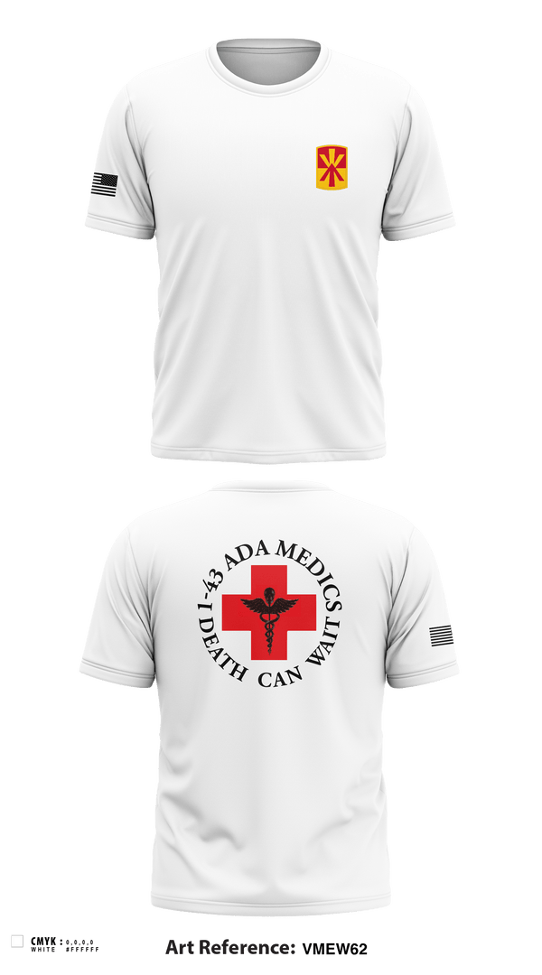Short Sleeve Performance Shirt, Medics, 1-43 ADA, Army, Teamtime, Team time, sublimation, custom sports apparel, team uniforms, spirit wear, spiritwear, sports uniforms, custom shirts, team store, custom team store, fundraiser sports, apparel fundraiser