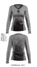 Chickasaw county correctional facility 46458753 Women's Long Sleeve V-neck Shirt - 1