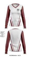 Douglas High School Softball 29791521 Women's Long Sleeve V-neck Shirt - 9