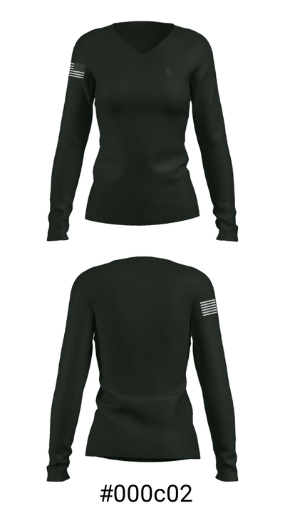 Cameron’s Touch 20765364 Women's Long Sleeve V-neck Shirt - 20