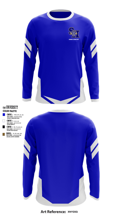 Sweet Home High School Cross Country 24439885 Long Sleeve Performance Shirt - 37