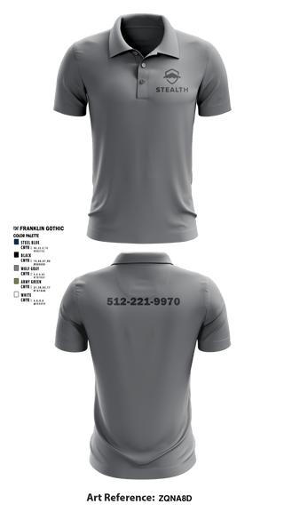 Short Sleeve Performance Polo, Stealth customs, , Teamtime, Team time, sublimation, custom sports apparel, team uniforms, spirit wear, spiritwear, sports uniforms, custom shirts, team store, custom team store, fundraiser sports, apparel fundraiser