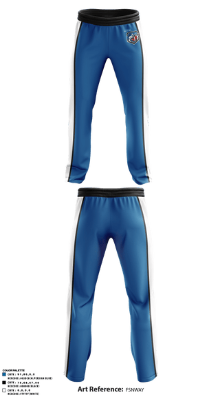 Sweatpants, Fagatogo Blues, Football, Teamtime, Team time, sublimation, custom sports apparel, team uniforms, spirit wear, spiritwear, sports uniforms, custom shirts, team store, custom team store, fundraiser sports, apparel fundraiser