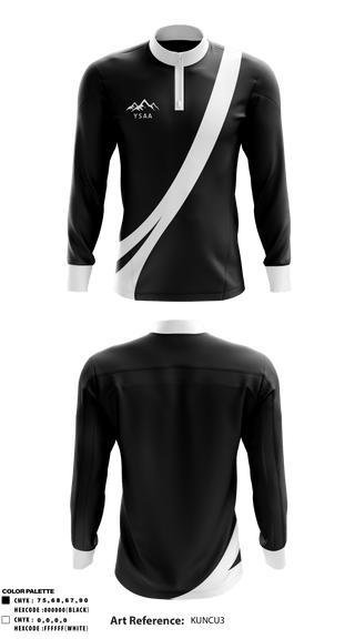 Quarter Zip Jacket, Yukon Schools Athletic Association, Spirit Store, Teamtime, Team time, sublimation, custom sports apparel, team uniforms, spirit wear, spiritwear, sports uniforms, custom shirts, team store, custom team store, fundraiser sports, apparel fundraiser