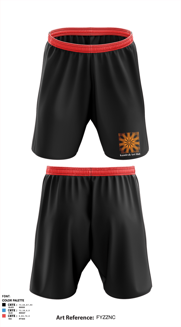 Athletic Shorts With Pockets, Kamlesh Art Hut, , Teamtime, Team time, sublimation, custom sports apparel, team uniforms, spirit wear, spiritwear, sports uniforms, custom shirts, team store, custom team store, fundraiser sports, apparel fundraiser