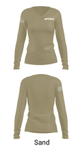 AFCDA 11050124 Women's Long Sleeve V-neck Shirt - 42