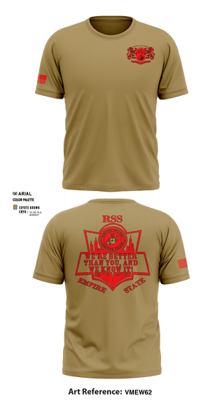 Short Sleeve Performance Shirt, RSS EMPIRE STATE, Marines, Teamtime, Team time, sublimation, custom sports apparel, team uniforms, spirit wear, spiritwear, sports uniforms, custom shirts, team store, custom team store, fundraiser sports, apparel fundraiser