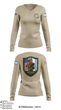 13th Missile Defense Battery 67217504 Women's Long Sleeve V-neck Shirt - 6
