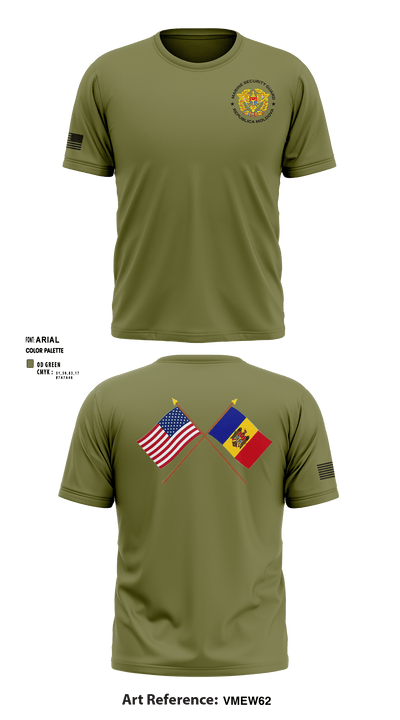 Detachment Republica Moldova 57338540 Short Sleeve Performance Shirt - 7