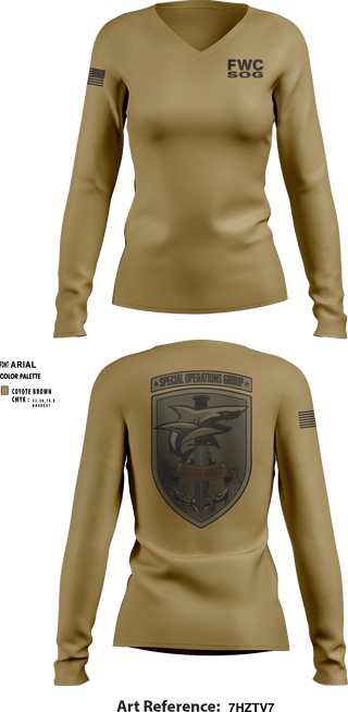 Women's Long Sleeve Vneck Shirt, , Police, Teamtime, Team time, sublimation, custom sports apparel, team uniforms, spirit wear, spiritwear, sports uniforms, custom shirts, team store, custom team store, fundraiser sports, apparel fundraiser