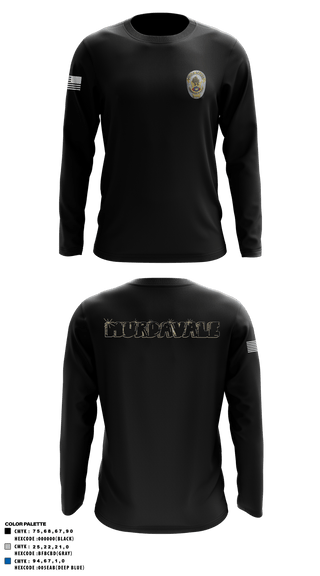 Long Sleeve Performance Shirt, , Police, Teamtime, Team time, sublimation, custom sports apparel, team uniforms, spirit wear, spiritwear, sports uniforms, custom shirts, team store, custom team store, fundraiser sports, apparel fundraiser