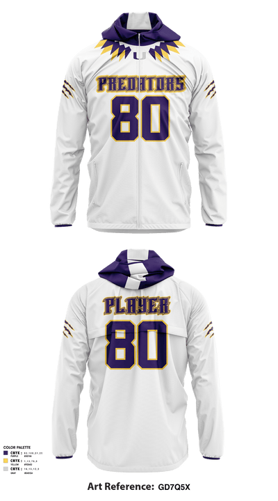 San Antonio Predators 52291735 Windbreaker - 5