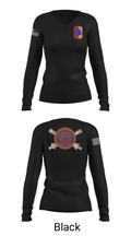 HHB 138th FAB 6085057 Women's Long Sleeve V-neck Shirt - 23