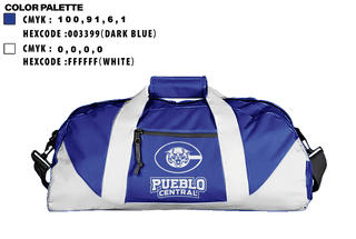Duffle Bag, Pueblo Central High School, Spirit Store, Teamtime, Team time, sublimation, custom sports apparel, team uniforms, spirit wear, spiritwear, sports uniforms, custom shirts, team store, custom team store, fundraiser sports, apparel fundraiser