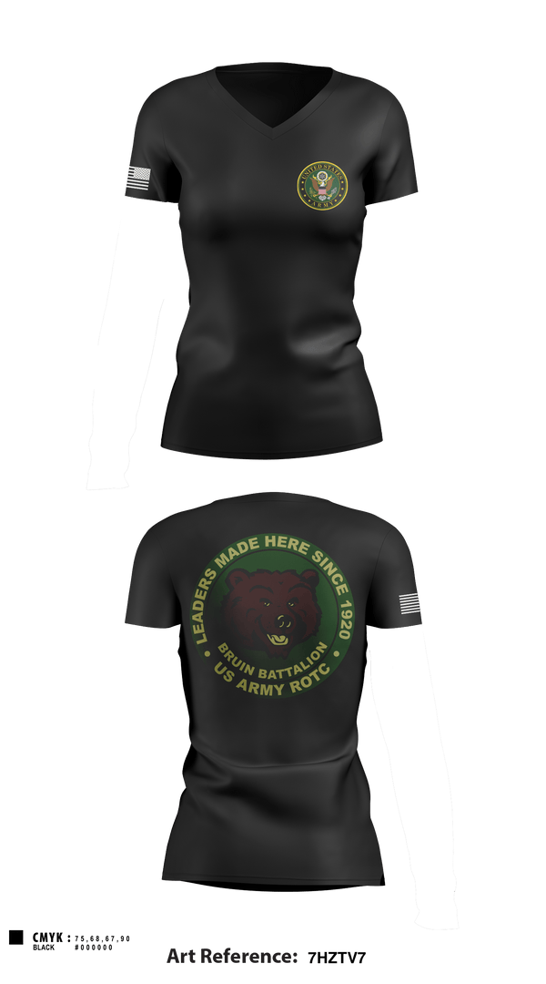 Women's Short Sleeve Vneck Shirt, Matadors, Army, Teamtime, Team time, sublimation, custom sports apparel, team uniforms, spirit wear, spiritwear, sports uniforms, custom shirts, team store, custom team store, fundraiser sports, apparel fundraiser