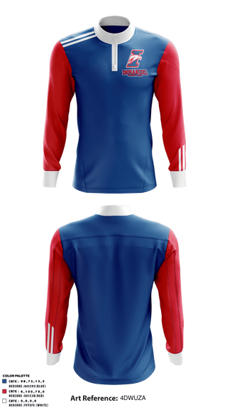 Quarter Zip Jacket, Immanuel High School Wrestling, Wrestling, Teamtime, Team time, sublimation, custom sports apparel, team uniforms, spirit wear, spiritwear, sports uniforms, custom shirts, team store, custom team store, fundraiser sports, apparel fundraiser