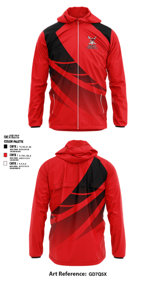 Windbreaker, Pirates, Football, Teamtime, Team time, sublimation, custom sports apparel, team uniforms, spirit wear, spiritwear, sports uniforms, custom shirts, team store, custom team store, fundraiser sports, apparel fundraiser