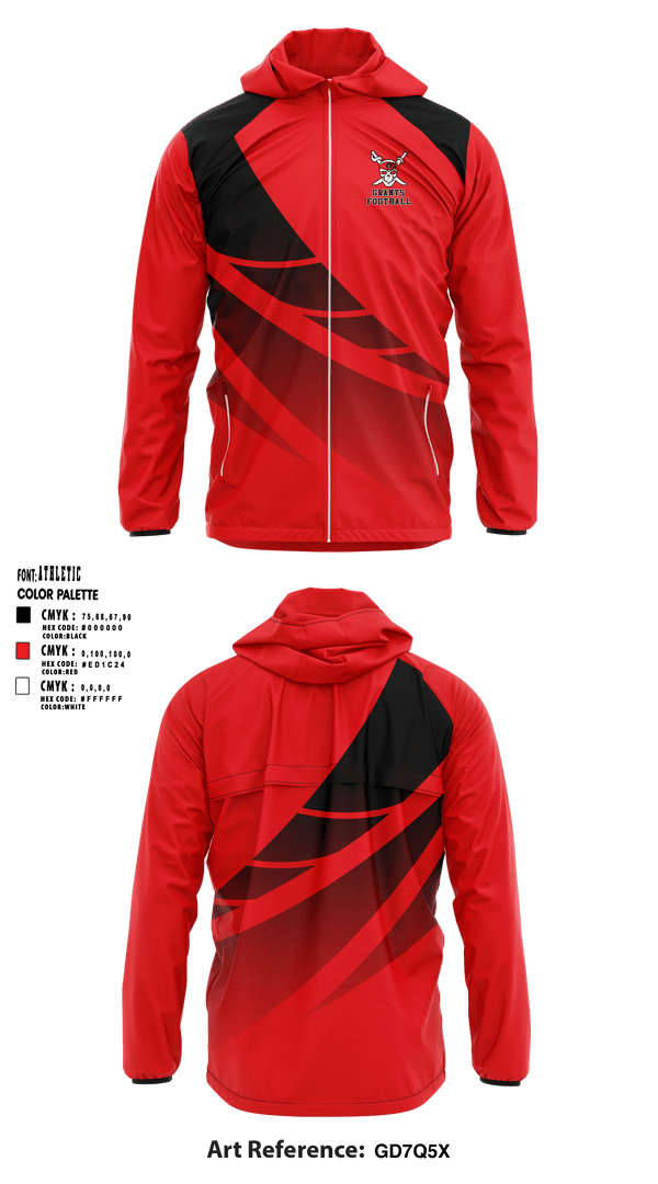 Windbreaker, Pirates, Football, Teamtime, Team time, sublimation, custom sports apparel, team uniforms, spirit wear, spiritwear, sports uniforms, custom shirts, team store, custom team store, fundraiser sports, apparel fundraiser