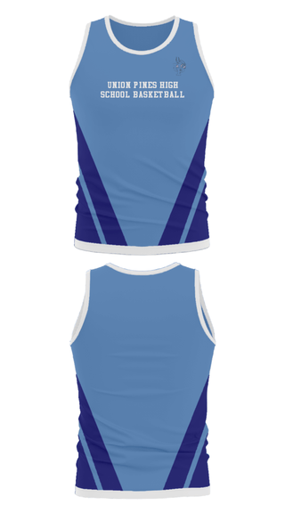 Tank Top, Union Pines High School Basketball, Men's Basketball, Teamtime, Team time, sublimation, custom sports apparel, team uniforms, spirit wear, spiritwear, sports uniforms, custom shirts, team store, custom team store, fundraiser sports, apparel fundraiser