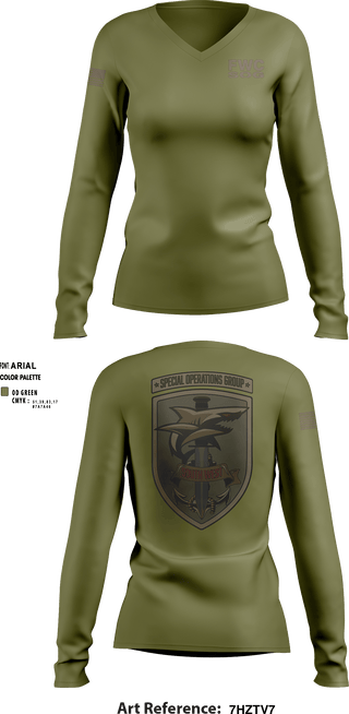 Women's Long Sleeve Vneck Shirt, , Police, Teamtime, Team time, sublimation, custom sports apparel, team uniforms, spirit wear, spiritwear, sports uniforms, custom shirts, team store, custom team store, fundraiser sports, apparel fundraiser
