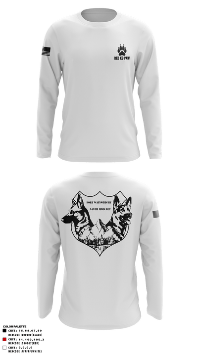 549th MWD DET 49192447 Long Sleeve Performance Shirt - 3