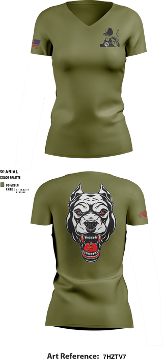 Women's Short Sleeve Vneck Shirt, , Army, Teamtime, Team time, sublimation, custom sports apparel, team uniforms, spirit wear, spiritwear, sports uniforms, custom shirts, team store, custom team store, fundraiser sports, apparel fundraiser