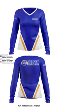 Chelsea Electric LLC 36360052 Women's Long Sleeve V-neck Shirt - 2