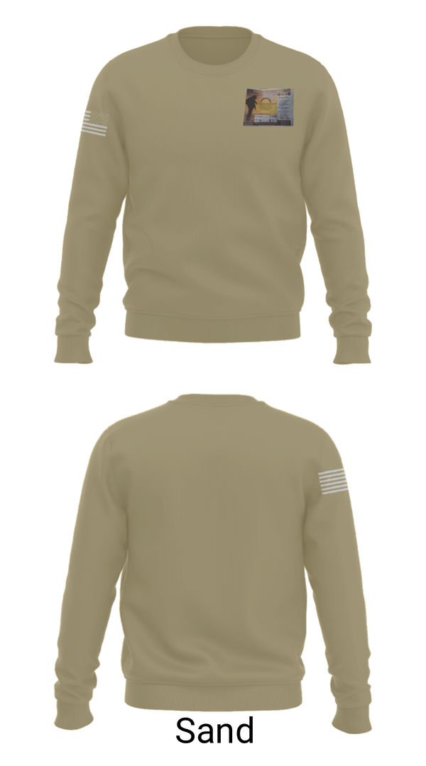 Crew Neck Sweatshirt, , Army, Teamtime, Team time, sublimation, custom sports apparel, team uniforms, spirit wear, spiritwear, sports uniforms, custom shirts, team store, custom team store, fundraiser sports, apparel fundraiser