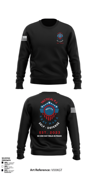 Crew Neck Sweatshirt, Tactical 9.1 Krav Maga Self Defense, Wrestling, Teamtime, Team time, sublimation, custom sports apparel, team uniforms, spirit wear, spiritwear, sports uniforms, custom shirts, team store, custom team store, fundraiser sports, apparel fundraiser