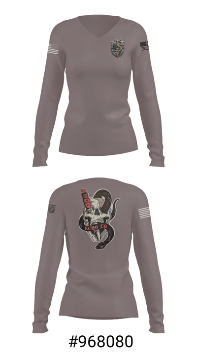 2/7th SFG(A) 18065592 Women's Long Sleeve V-neck Shirt - 36