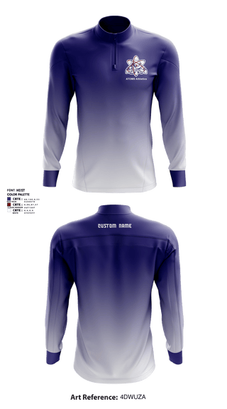 Quarter Zip Jacket, SYRACUSE ACADEMY, Men's Soccer, Teamtime, Team time, sublimation, custom sports apparel, team uniforms, spirit wear, spiritwear, sports uniforms, custom shirts, team store, custom team store, fundraiser sports, apparel fundraiser