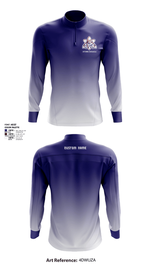 Quarter Zip Jacket, SYRACUSE ACADEMY, Men's Soccer, Teamtime, Team time, sublimation, custom sports apparel, team uniforms, spirit wear, spiritwear, sports uniforms, custom shirts, team store, custom team store, fundraiser sports, apparel fundraiser