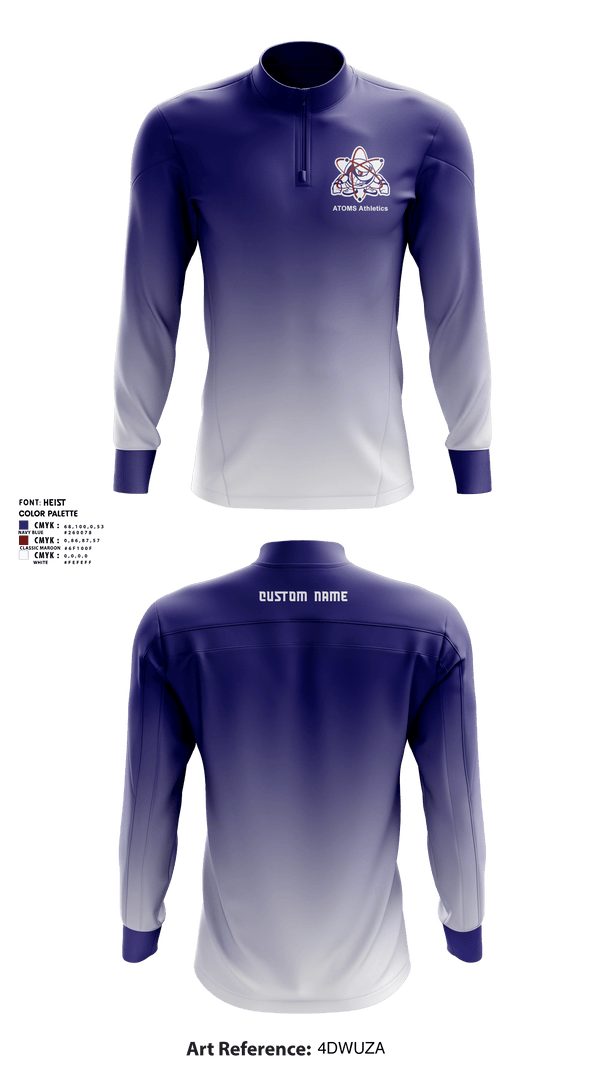 Quarter Zip Jacket, SYRACUSE ACADEMY, Men's Soccer, Teamtime, Team time, sublimation, custom sports apparel, team uniforms, spirit wear, spiritwear, sports uniforms, custom shirts, team store, custom team store, fundraiser sports, apparel fundraiser