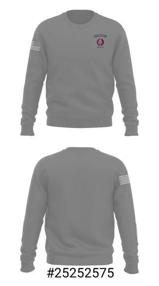 Crew Neck Sweatshirt, Sullivan Junior High School Volleyball, Women's Volleyball, Teamtime, Team time, sublimation, custom sports apparel, team uniforms, spirit wear, spiritwear, sports uniforms, custom shirts, team store, custom team store, fundraiser sports, apparel fundraiser