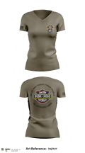 2d Battalion, 3d Special Forces Group 4124054 Women's Short Sleeve V-neck Shirt - 5