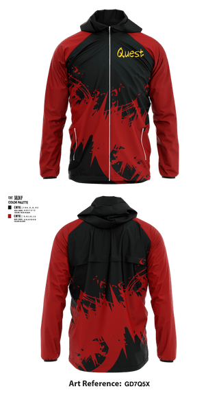 Windbreaker, Quest, , Teamtime, Team time, sublimation, custom sports apparel, team uniforms, spirit wear, spiritwear, sports uniforms, custom shirts, team store, custom team store, fundraiser sports, apparel fundraiser