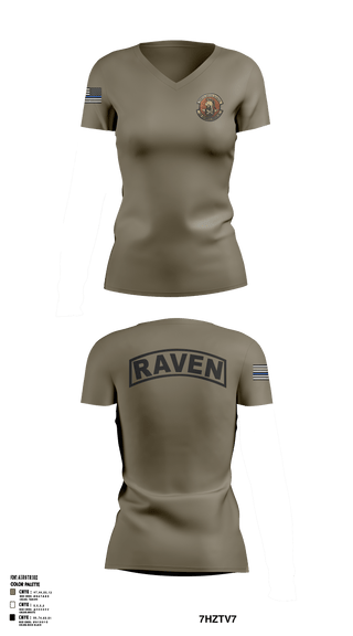 Women's Short Sleeve Vneck Shirt, , Air Force, Teamtime, Team time, sublimation, custom sports apparel, team uniforms, spirit wear, spiritwear, sports uniforms, custom shirts, team store, custom team store, fundraiser sports, apparel fundraiser