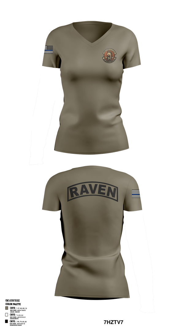 Women's Short Sleeve Vneck Shirt, , Air Force, Teamtime, Team time, sublimation, custom sports apparel, team uniforms, spirit wear, spiritwear, sports uniforms, custom shirts, team store, custom team store, fundraiser sports, apparel fundraiser