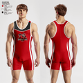 General Mclane High School Wrestling 49810770 Wrestling Singlet - 1