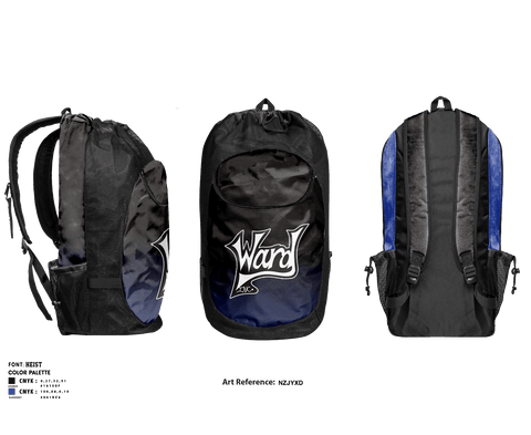 Gear Bag, WARD Inc., Men's Basketball, Teamtime, Team time, sublimation, custom sports apparel, team uniforms, spirit wear, spiritwear, sports uniforms, custom shirts, team store, custom team store, fundraiser sports, apparel fundraiser