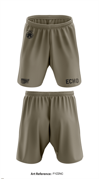 Athletic Shorts With Pockets, Echo Company, Army, Teamtime, Team time, sublimation, custom sports apparel, team uniforms, spirit wear, spiritwear, sports uniforms, custom shirts, team store, custom team store, fundraiser sports, apparel fundraiser