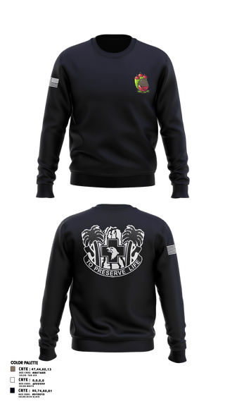 Crew Neck Sweatshirt, ADMIN APPLES, Army, Teamtime, Team time, sublimation, custom sports apparel, team uniforms, spirit wear, spiritwear, sports uniforms, custom shirts, team store, custom team store, fundraiser sports, apparel fundraiser