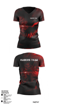 Raiders team 94912253 Women's Short Sleeve V-neck Shirt - 1