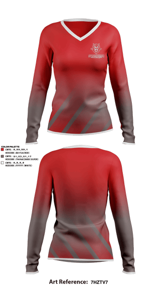 Women's Long Sleeve Vneck Shirt, Sweetwater High School Soccer, Men's Soccer, Teamtime, Team time, sublimation, custom sports apparel, team uniforms, spirit wear, spiritwear, sports uniforms, custom shirts, team store, custom team store, fundraiser sports, apparel fundraiser
