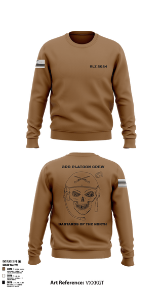 Crew Neck Sweatshirt, C CO 1-635th AR, Army, Teamtime, Team time, sublimation, custom sports apparel, team uniforms, spirit wear, spiritwear, sports uniforms, custom shirts, team store, custom team store, fundraiser sports, apparel fundraiser