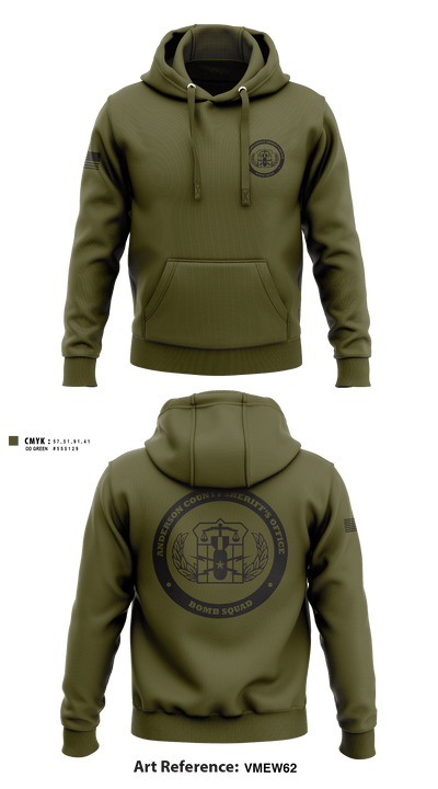Anderson County Sheriff's Office - EOD 54857541 Hoodie - 1