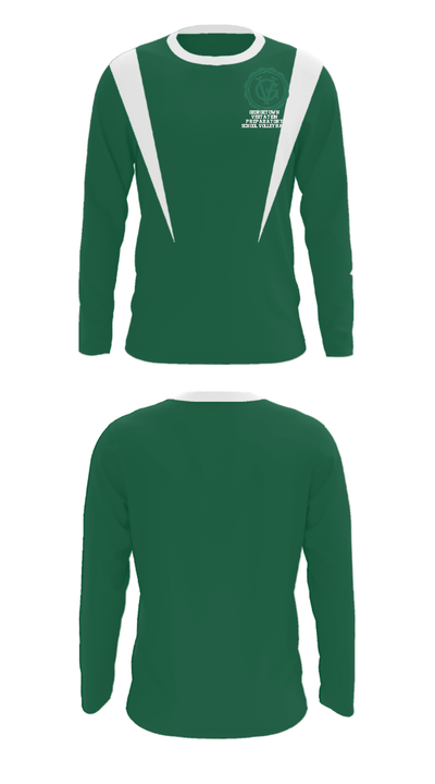 Georgetown Visitation Preparatory School Volleyball 68588374 Long Sleeve Performance Shirt - 17