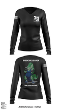 P3T 45454486 Women's Long Sleeve V-neck Shirt - 2